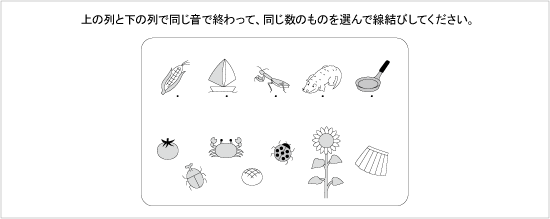 「一音一文字」の出題例